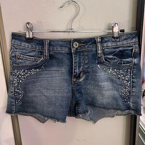 Embellished Y2k Jean Shorts